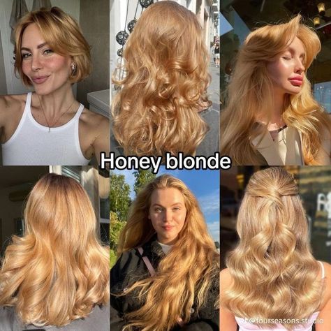 Sagittarius Hair Color, Hair Colors For Red Undertone Skin, Copper Toner For Blonde Hair, Strawberry Blonde Pale Skin, Different Kinds Of Blonde, Honey Blonde Hair Inspiration, Zendaya Blonde Hair, Warm Spring Hair Color, Level 5 Hair Color