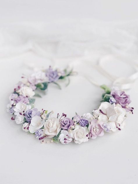 Excited to share this item from my #etsy shop: Flower crown wedding, Purple flower crown, Lavender floral crown, Purple Wedding flower crown, Wedding flower crown, Lilac flower crown #weddings #accessories #lilaccrown #lilacwedding #green #purple #lilacheadpiece #lilacflowercrown #rusticwedding Purple Wedding Flower, Dresses Hairstyles, Purple Flower Crown, Makeup Decoration, Wedding Flower Crown, Lilac Bridesmaid Dresses, Wedding Purple, Wedding Koozies, Purple Wedding Flowers