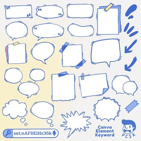 SVG : textbox doodle element set 1414 #elementramadan #canvadesignideas #balikeyword☕ Teks Canva Keyword, Teks Canva, Canva Doodle Elements, Canvas Fonts, Homework Inspiration, Canva Sets, Keyword Pin, Bg Wallpaper, Doodle Font