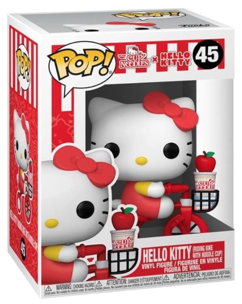 #bobblehead #funko #funkopop #funkopops #funkofamily #funkocollector #hellokitty #sanrio #hellokittylover #hellokittylovers #cute #hellokittystuff #hellokittyaddict #pink #hellokittycollection #kitty #hellokittycollector #hellokittyfan #hellokittymania #cupnoodles #noodles #instantnoodles #nissin #ramen #kitkat #japan #food Nissin Top Ramen and Hello Kitty have crossed paths creating the delicious and adorable crossover collection of Pop! figures. Hello Kitty Pop, Игрушки Funko Pop, Funko Pop Dolls, Funk Pop, Funko Pop Toys, Funko Pop Collection, Pop Vinyl Figures, Pop Dolls, Pop Toys