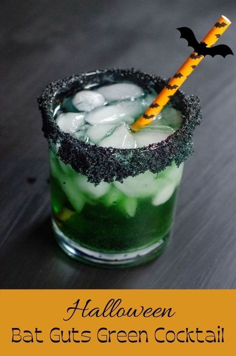 If you love creepy and fun drinks for Halloween, then you’ll want to learn how to make this Halloween Bat Guts Green Cocktail. It’s the perfect green festive drink that adults will enjoy sipping on! #cocktails #Halloween #festive #adult beverage www.thisolemom.com Halloween Themed Adult Drinks, Dark Green Alcoholic Drinks, Green Halloween Cocktail, Green Halloween Drink, Green Cocktails Recipes, Witch Drinks, Halloween Adult Drinks, Comidas Halloween, Halloween Drink Recipes