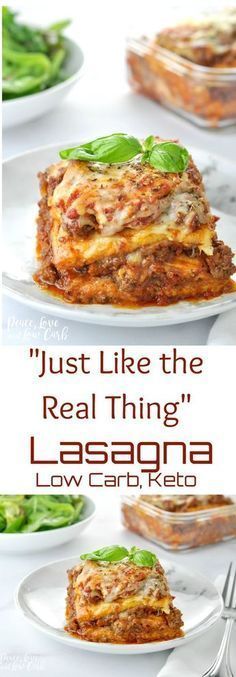 Keto Lasagne, Keto Italian, Peace Love And Low Carb, Lowcarb Recipes, Low Carb Lasagna, Keto Lasagna, Low Carb Casseroles, Low Carb Pasta, Keto Cheesecake