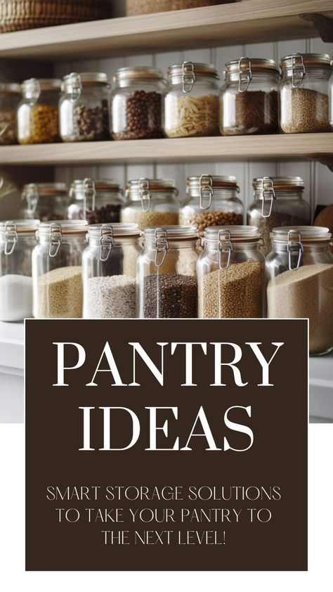 pantry ideas Dry Food Storage Containers, Overstock Pantry Organization, Cookbook Storage In Pantry, Best Pantry Storage Containers, Pantry Containers Organization, Chip Storage Ideas, Container Store Ideas, Organizing Pantry Ideas, Pantry Storage Ideas Organizing