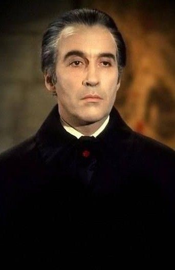 CHRISTOPHER LEE AS DRACULA Dracula Christopher Lee, Christopher Lee Dracula, Peter Cushing, Hammer Films, Christopher Lee, Horror Pictures, Horror Movie Icons, Count Dracula, Horror Monsters