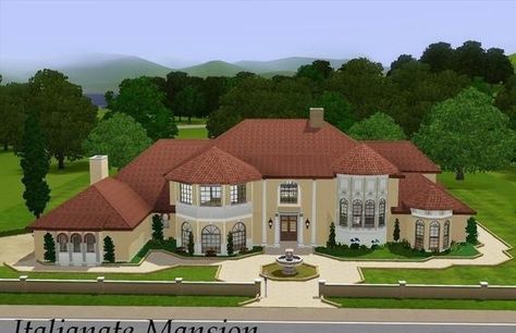 mansions | Sims3 - Italianate Mansion Game Archives Free Game Sims 4 Mini Mansion, Sims 4 Mansions Base Game, Sims 3 Mansion, Italianate Mansion, Sims 4 Brindleton Bay Mansion, Sims 3 Celebrity Mansion, Sims 3 Houses Ideas, The Sims 3 Cc, Sims Freeplay Mansion