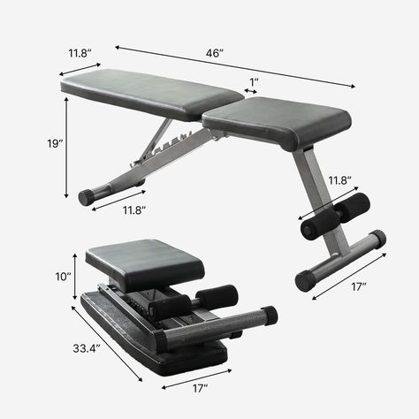 Amazon.com : Finer Form 5-in-1 Weight Bench, Adjustable & Foldable for Bench Press, Strength Training and Full Body Workout. Perfect for Dumbbell Sets or an Adjustable Dumbbell Set in Your Home Gym. : Sports & Outdoors Adjustable Bench Press, Adjustable Bench, Adjustable Dumbbell Set, Adjustable Weight Bench, Weight Bench, Dumbbell Set, Bench Press, Body Workout, Home Gym