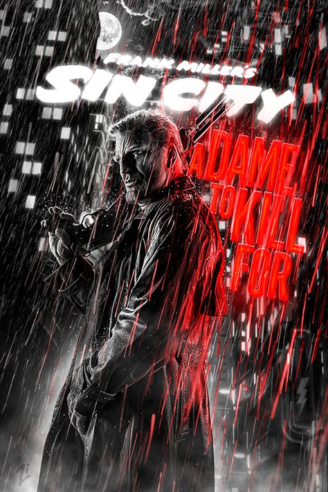 SIN CITY 2 | Movie posters by Smokin' Zorro, via Behance Sin City Movie, Sin City Comic, Frank Miller Sin City, Sin City 2, Mickey Rourke, Frank Miller, Robert Rodriguez, Key Art, Cinema Posters