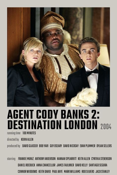 Nims Island Movie Poster, Agent Cody Banks, Nims Island, Cody Banks, Keith Allen, Anna Chancellor, Island Movies, Frankie Muniz, Y2k Nostalgia