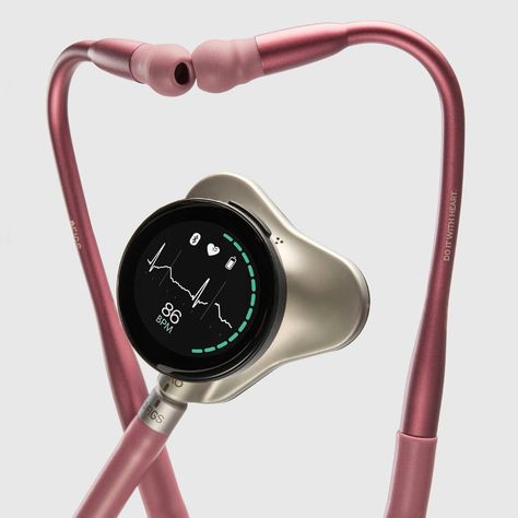 FIGS | Eko CORE 500™ Digital Stethoscope Eko Stethoscope, Digital Stethoscope, Cardiac Rehab, Nurse Things, Public Health Nurse, 2025 Moodboard, Medical Scrubs Outfit, Medical School Life, Emt Paramedic