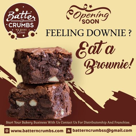 Brownie Creative Ads, Brownies Poster Design, Baking Soon Poster, Bakery Ads, Bakery Photography, Mcdonald Menu, Cake Classes, Bakery Cake, Purple Candy