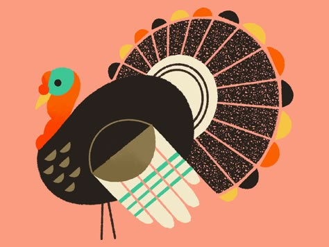 Brad Woodard, Thanksgiving Illustration, Turkey Illustration, Thanksgiving Drawings, Turkey Drawing, Turkey Painting, Turkey Jerky, Turkey Bird, Penguin Books Covers