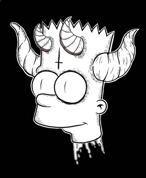 [New] The 10 Best Drawing Ideas Today (with Pictures) -   Eat my shorts #tattoo #tattoodesign #sketch #dibujo #thesimpsons #bart #demon #draw #tatuaje #diseño #drawing #art Bart Simpson Drawing, Eat My Shorts, Bart Simpson Art, Simpsons Drawings, Arte Doodle, Trippy Drawings, Creepy Drawings, Men Tattoos, Tattoo Zeichnungen