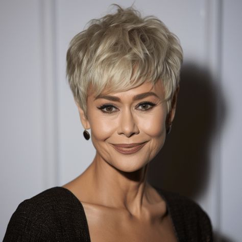 Pixie Wedge Hybrid 1 Short Stacked Wedge Haircut, Angled Haircut, 2024 Haircut, Elegant Short Hair, Rachel Miller, Short Spiky Haircuts, Wedge Haircut, Sassy Haircuts, Hair Curls