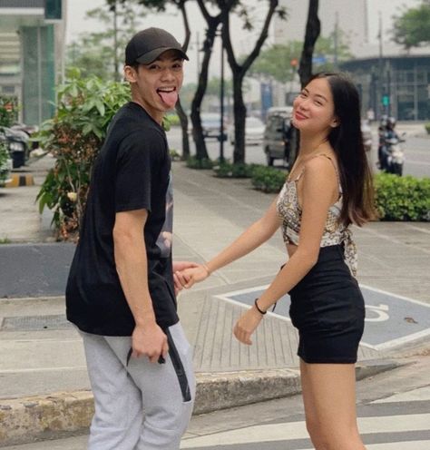 Cj And Alliana Matching, Dating Poses, Outfit With Boyfriend, Cinema Date Outfit, Cp Photo, Cj Cansino, Hard Launch, Song Hye Kyo Style, Cinema Date