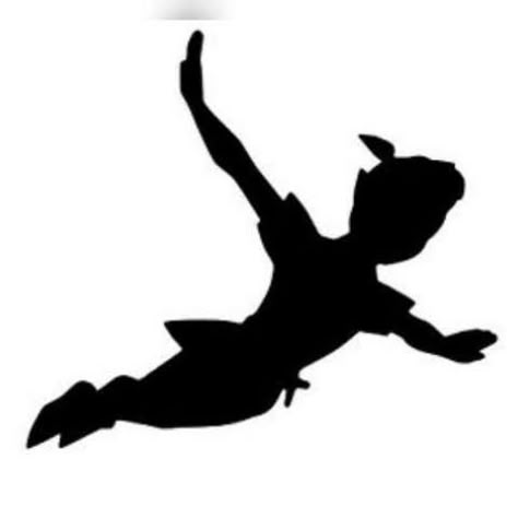 Peter Pan Flying, Peter Pan Wallpaper, Peter Pan Silhouette, Peter Pan Nursery, Crafts Table, Paper Shapes, Peter Pan Disney, Disney Pumpkin, Disney Silhouettes