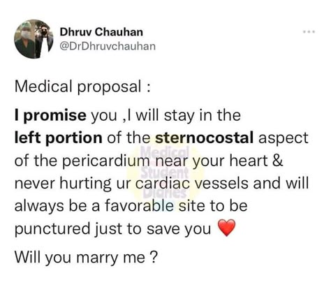 Doctor Love Quotes, Medico Student Quotes, Proposal Lines For Him, Funny Medical Humor, Funny Doctor Quotes, Funny Medical Quotes, Medical Jokes, Medical Memes, Doctor Love