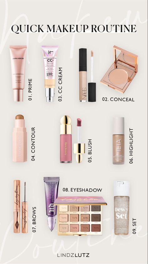 Makeup favorites Makeup Must Haves List, Best Makeup Base, Makeup Routine Products, Must Have Makeup Products, Minimalist Makeup Routine, Dr Makeup, Must Have Makeup, Quick Makeup Routine, Skincare Stuff