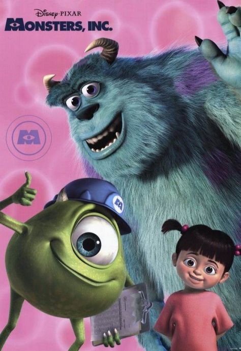 Monsters Inc Movie, Buu Monster Inc, Monsters Inc Characters, Monster Co, Classic Horror Movies Posters, Classic Film Noir, Animated Movie Posters, Old Film Posters, Movies Photo