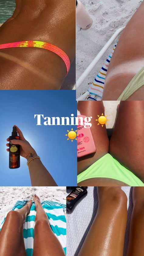 Tanning Products In The Sun, Tanning Photos, Tan Line Pictures, Tanning Tips In The Sun, Tan Goals, Tanning Aesthetic, Tanning Goals, Tanning Tips, Summer Tan