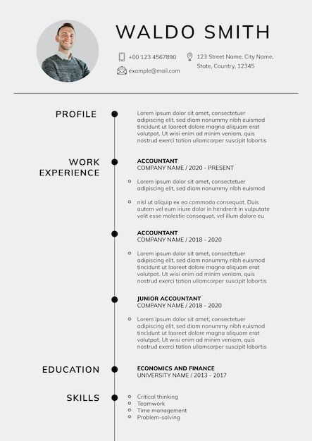 Minimal resume editable template cv buil... | Free Vector #Freepik #freevector #cv-form #infographic-cv #cv-background #infographic-resume Cv Form, Minimal Resume Design, Free Cv Template Word, Resume Website, Best Free Resume Templates, Free Resume Template Word, Minimal Resume Template, Cv Design Template, Minimal Resume