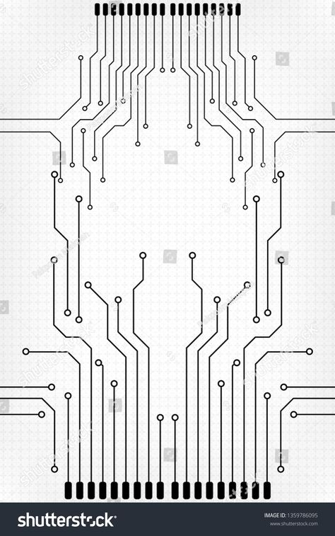 Circuit Board Technology Information Pattern Concept Vector Background. Grayscale Color Abstract PCB Trace Data Infographic Design Illustration. #Ad , #SPONSORED, #Concept#Pattern#Background#Vector Information Technology Tattoo, Circuit Board Pattern, Circuit Tattoos, Infographic Design Illustration, Circuit Tattoo, Circuit Pattern, Electric Pattern, Data Infographic, Periodic Table Words