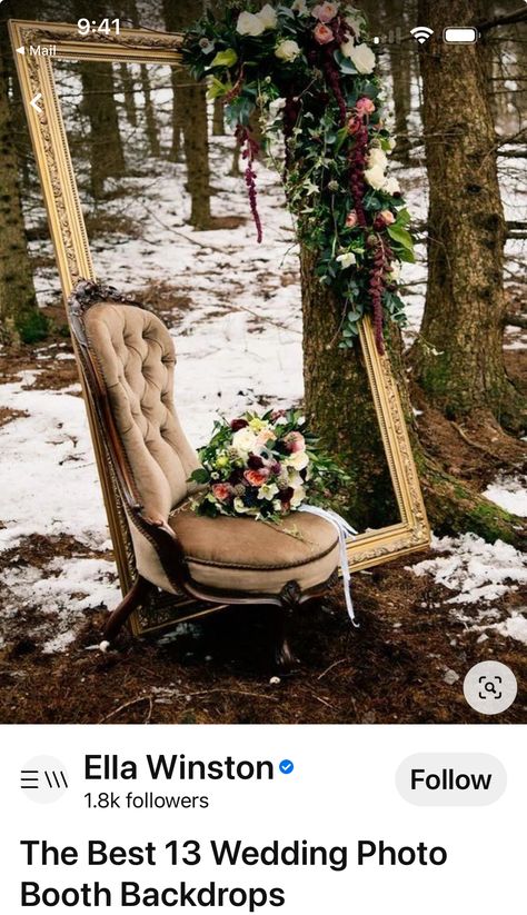 Garden Diy Decoration Ideas, Vintage Wedding Reception, Chair Photography, Diy Wedding Arch, Classic Photography, Diy Photo Booth, Greenery Garland, Wedding Winter, Wedding Entertainment