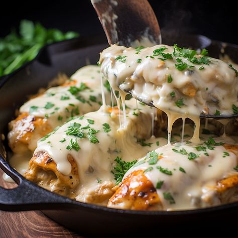 Smothered Cheesy Sour Cream Chicken Recipe Smothered Grilled Chicken Recipes, Recipes With Chicken And Sour Cream, Sour Cream And Chicken Recipes, Chicken With Sour Cream Recipes, Cream Of Chicken Recipes, Cheesy Sour Cream Chicken, Cream Chicken Recipes, Smothered Chicken Recipes, Creamy Chicken Recipes