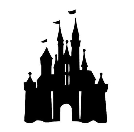 Magic Kingdom Castle Silhouette SVG and DXF by MissAddisonsCloset Disneyland Castle Silhouette, Stencil Disney, Disney Castle Silhouette, Chateau Disney, Disney Nail Art, Castle Clipart, Castle Silhouette, Disneyland Castle, Disney Silhouettes