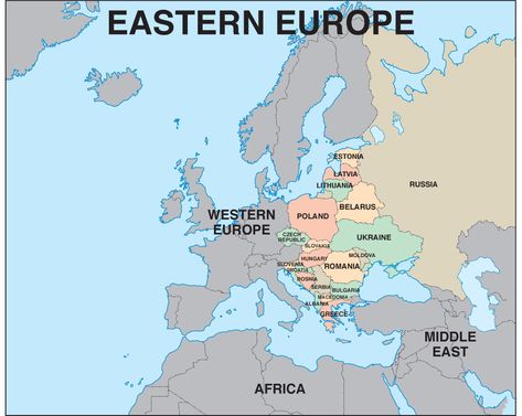 Eastern Europe Eastern Europe Map, Islamic Relief, Eastern Europe Travel, Travel Route, East Europe, Football History, Europe Map, World Football, Historical Facts