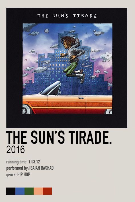 The Suns Tirade Album Cover, Isaiah Rashad Album Cover, Isaiah Rashad Poster, Isaiah Rashad Aesthetic, Isaiah Rashad Wallpaper, Isaiah Rashad, Vinyl Wishlist, Album Cover Wall Decor, Album Wall