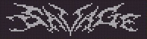 Alpha pattern #162502 Crochet Pixel Grid Patterns, Kpop Alpha Pattern, Pixel Wings, Kpop Crochet Pattern, Kpop Pixel Art, Pixel Art Kpop, Alpha Patterns Bracelet, Aespa Savage, Giselle Ningning