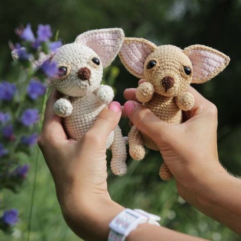 Dachshund Chihuahua, Pocket Dog, Beagle Puppies, Xmas Toys, Toy Dogs, Crochet Dog Patterns, Halloween Doll, Beagle Puppy, Dog Items