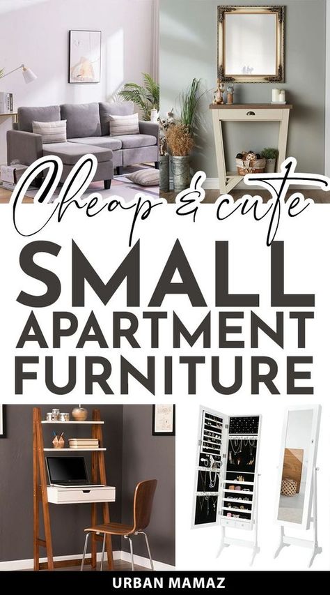 Furniture On A Budget Apartment, Cute Ways To Decorate A Studio Apartment, Small 2 Bedroom Apartment Decor, How To Decorate A Small Apartment Ideas, Ideas For Small Living Rooms Home Decor, Studio Apartment Amazon Finds, Make Small Apartment Look Bigger, Decorate 1 Bedroom Apartment, 1 Br Apartment Ideas