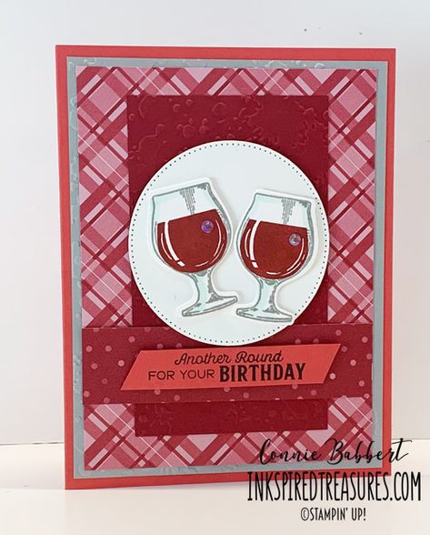 Wine Themed Birthday Cards, Cocktail Cards, Wine Birthday Cards, Beer Card, Masculine Birthday Cards, Wine Theme, Su Cards, Birthday Cards Diy, To The Rescue