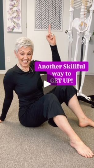 1.9K views · 447 reactions | 🧠 Another Skillful Way to Get Up Off the Floor from MOVE Smarter!

👇 Comment “UP123” for info on MOVE Smarter’s **Get Up Standup Program** 👇

🤔 Remember, when we first learned to get up off the floor as babies 👶, we weren’t covered in bulging muscles 💪! But what most healthy babies did have was an *innate* brain-to-body messaging system that helped us move and stand!🧍‍♀️

✨ We can tap into that same skill today to relearn how to rise from the floor with ease and minimal effort. Take a moment to learn from a Brain Plastic Therapist from MOVE Smarter!  Here's one more way to do just that! 🎯

🌟 *Everyone is different,* so please use self-awareness, listen to your body, and never push through pain while learning. Take it easy, set flexible goals, and make How To Get Up From The Floor, Getting Up Off The Floor, How To Get Up Off The Floor, Everyone Is Different, Tai Chi Exercise, Senior Fitness, Healthy Babies, Take It Easy, 1k Views