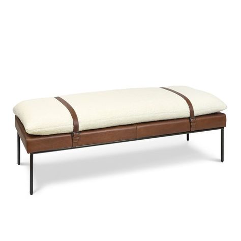 Furniture | Regina Andrew Detroit Foyer Bench, Linen Bench, Velvet Bench, Bedding Ideas, Leather Bench, Bench Designs, Bed Bench, Bench Stool, Bedroom Bench