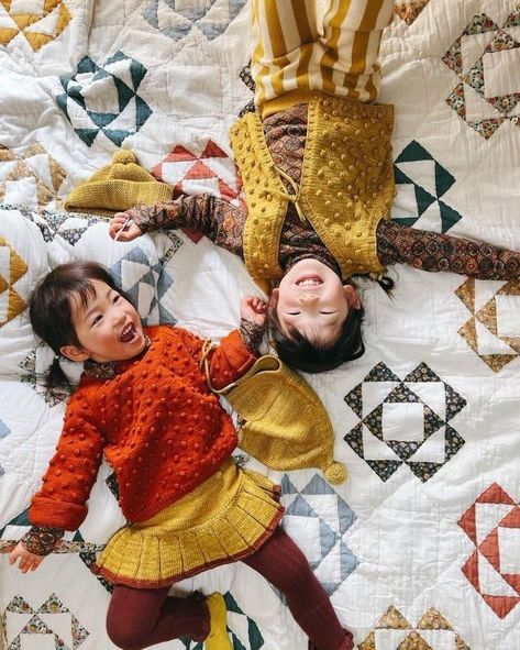 BIG smiles for our @misha_and_puff collaboration! @kiiro__ii__kuma's cuties are even dressed head-to-toe in the brand. :star2::star2::star2: #WestElmKids West Elm Kids, Misha And Puff, West Elm, Kids Design, Knitting, Instagram