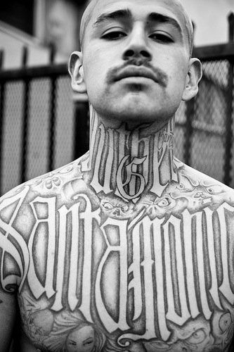 Top 9 Prison Tattoo Designs And Images | Styles At Life Cholo Tattoo, Gang Tattoos, Mexican Tattoo, History Tattoos, Estilo Cholo, Gangsta Tattoos, Prison Tattoos, Cholo Style, Chicano Tattoo