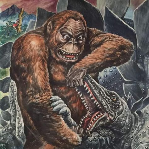 Ed Hardy Gorilla, King Kong Movie Poster, King Kong 1933, Monster 2, King Kong Vs Godzilla 1962, Godzilla Vs Mechagodzilla 1974, King Kong, Godzilla, Deadpool