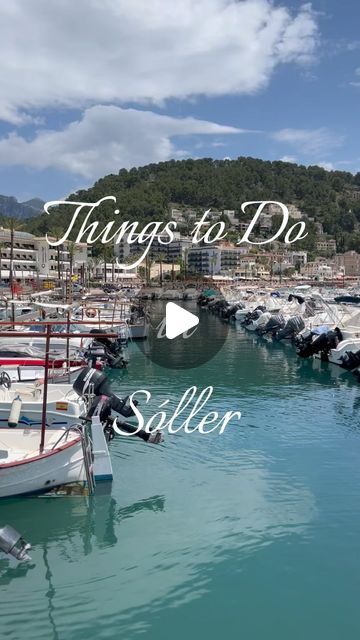 Port De Soller Mallorca, Mallorca Beaches, Port De Soller, Mallorca Island, Sailing, Things To Do, Instagram