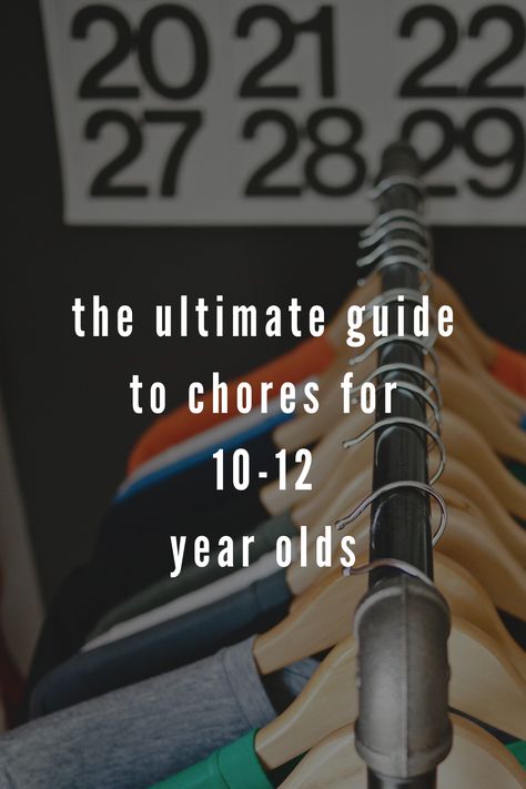 Help your children develop essential life skills with this complete list of chores designed for 10-12 year olds, promoting accountability and competence. List Of Chores, Chores For Kids By Age, Allowance For Kids, Chore Checklist, Age Appropriate Chores, Chore List, Activities For Boys, Time Management Skills, Chores For Kids