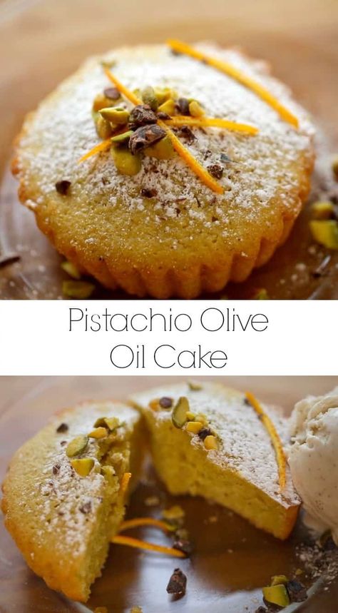 Pistachio Olive Oil Cake, one of the easiest cakes to make! SO light and MOIST! A festive Easter Dessert Idea! #PistachioCake #PistachioOliveOilCake #PistachioOliveoilCakeRecipe #CakeRecipe #EasterDessert via @EntWithBeth Sweet Society, Easy Birthday Cake Recipes, Oil Cake Recipe, Olive Oil Cake Recipe, Easy Cakes To Make, Birthday Camping, Bakery Treats, Cakes To Make, Easy Brunch Recipes