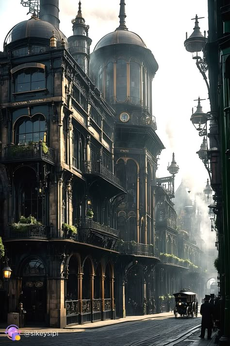 💥https://buysnap.tech/sikeysipi 💥Witness the industrial fantasy of steampunk urban life. The blend of Victorian aesthetics with mechanical innovation creates a unique and immersive world of art and technology. #IndustrialFantasy #SteampunkUrbanLife #VictorianAesthetics #MechanicalInnovation #ImmersiveWorld Steampunk City Aesthetic, Steampunk World Building, Victorian Era City, Steampunk Aesthetic Dark, Industrial England, Futuristic City Concept Art, Victorian Steampunk Aesthetic, Steam Punk Room, Steampunk Architecture