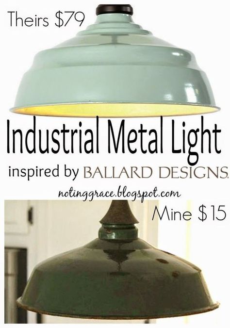 Enamel Pendant Light, Diy Industrial Lighting, Feed Store, Diy Pendant Light, Kitchen Lighting Ideas, Pipe Lighting, Farmhouse Industrial, Old Lights, Industrial Light Fixtures