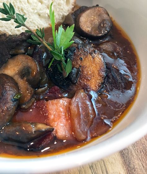 Black Bear Bourguignon Stew Black Bear Recipes, Bear Stew, Bear Meat Recipe, Bear Meat, Hunting Recipes, Wild Recipes, Roast Chicken And Gravy, Beef Tenderloin Roast, Game Meat