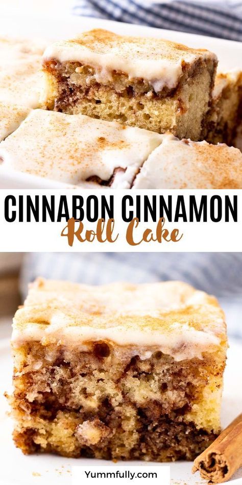 Give a try to the irresistible flavors of our Cinnabon Cinnamon Roll Cake, a delightful twist on the classic pastry with its layers of cinnamon-sugar goodness and creamy icing drizzle. Click for more delicious recipes that will satisfy your sweet cravings and keep you baking all day! Cinnamon Rolls Cake Recipe, Gluten Free Cinnamon Roll Cake, Breakfast Desserts Easy, Cinammon Roll Cake, Desserts With Cinnamon, Cinnamon Rolls Cake, Cinnamon Roll Sheet Cake, Cinnamon Roll Dessert, Breakfast Baked Goods