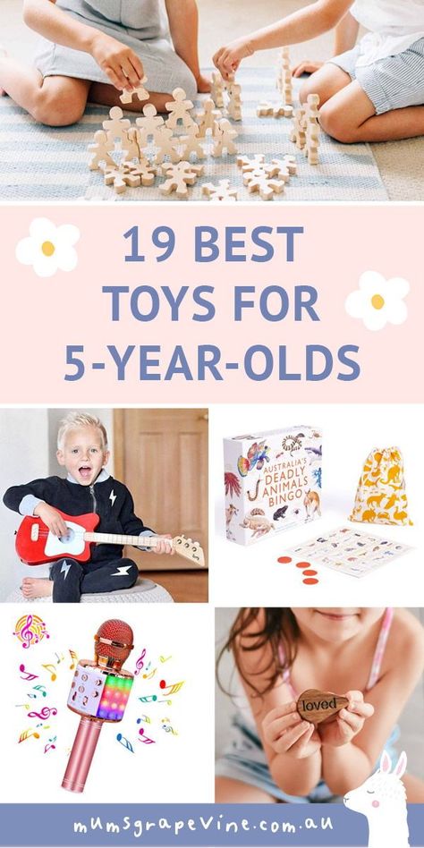 19 best toys for 5-year-olds From family games to musical instruments and marble runs, find the best toys for 5 year old boys and girls with our handy list of gifts for kids. #toysfor5yearold #christmasgiftideas #toysfor5yearoldboys #toysfor5yearoldgirls #giftideasforkids #mumsgrapevine Aussie Christmas, Non Toy Gifts, Best Toys, Birthday Toys, Old Christmas, Big Gifts, Birthday Gifts For Boys, Boys Christmas, Sensory Play