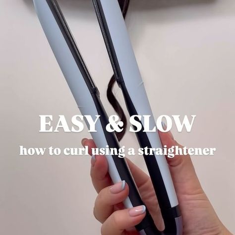 PRO HAIR HACKS, TIPS & TUTORIALS | Would you try any of these 🤔 I tried 3 new (and hard) ways to curl using a straightener/flat iron Using the ghd original styler... | Instagram Flat Iron Waves, Pro Hair, Flat Iron Curls, Flat Iron, Curled Hairstyles, Girl Room, You Tried, Hair Hacks, Hair Tutorial