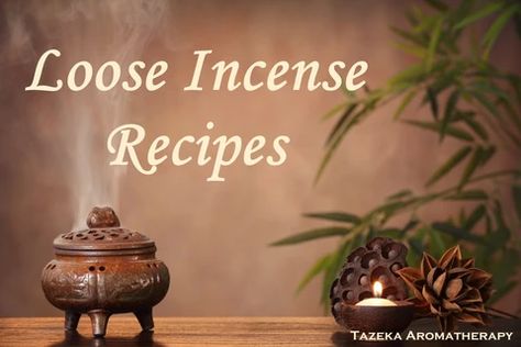 Loose Incense Recipes – Tazeka Aromatherapy How To Make Incense, Homemade Incense, Loose Incense, Incense Oil, Essential Oils Guide, Aromatic Candles, Aromatherapy Gifts, Incense Cones, Kitchen Witch