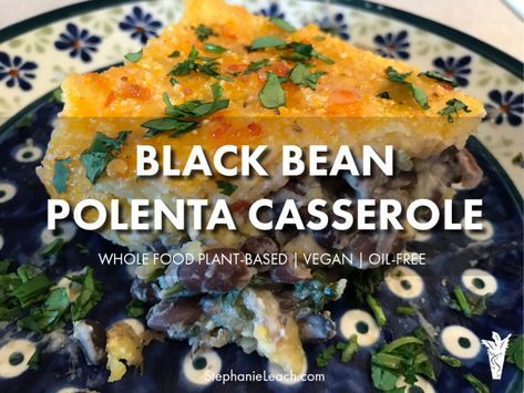 Protein Beans, Polenta Casserole, Healthy Vegan Dinner Recipes, Healthy Vegan Dinner, Polenta Recipes, Main Dish Casseroles, Quick Healthy Dinner, Animal Protein, Gf Recipes